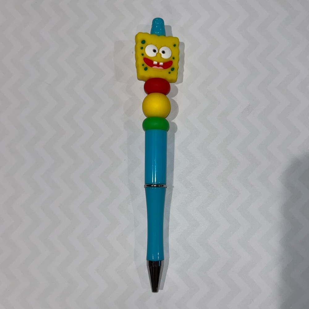 SpongeBob beaded pen